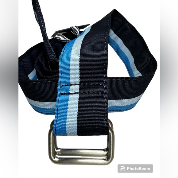 VINEYARD VINES MEN'S MULTI STRIPE D-RING BELT.NWT.SZ.XL.MSRP$49.50 - Picture 2 of 5